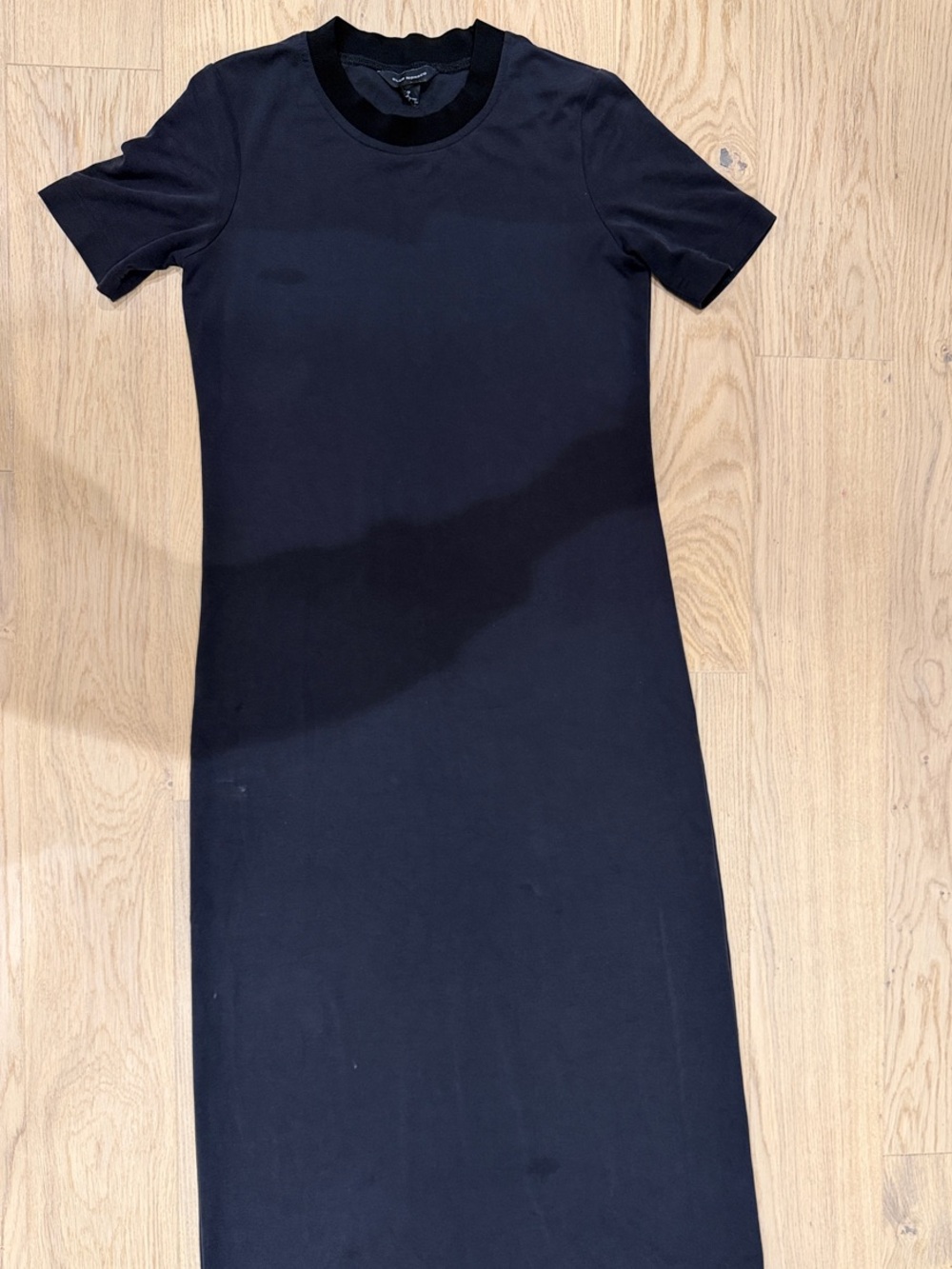 Club Monaco Short-Sleeve Maxi Dress - Black - women’s size small